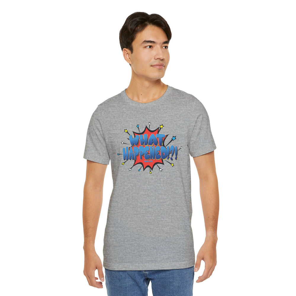 WHAT HAPPENED HIP HOP Short Sleeve Tee - PDR LFE Athletic Heather / XS PDR LFE