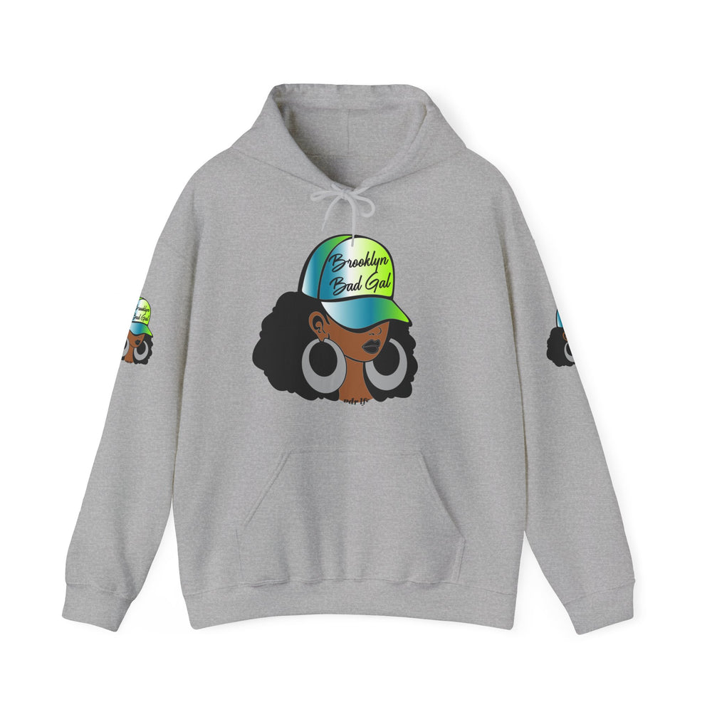 ROUND DA WAY BK Heavy Blend™ Hooded Sweatshirt - PDR LFE Sport Grey / S PDR LFE