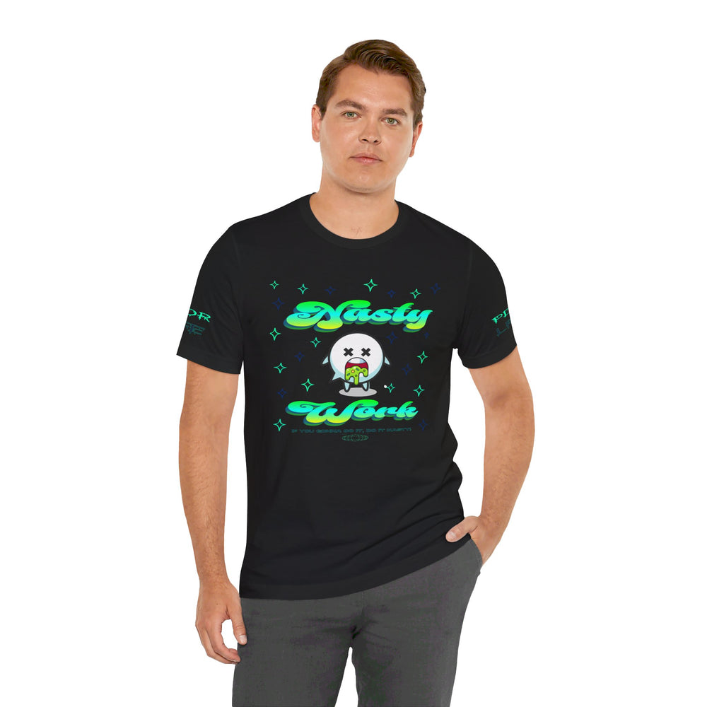 NASTY WORK (SPILL 2 ) HIP HOP Short Sleeve Tee - PDR LFE Black / XS PDR LFE