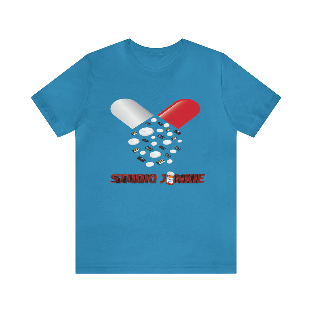 STUDIO JUNKIE Hip Hop Short Sleeve Tee - PDR LFE Aqua / S PDR LFE