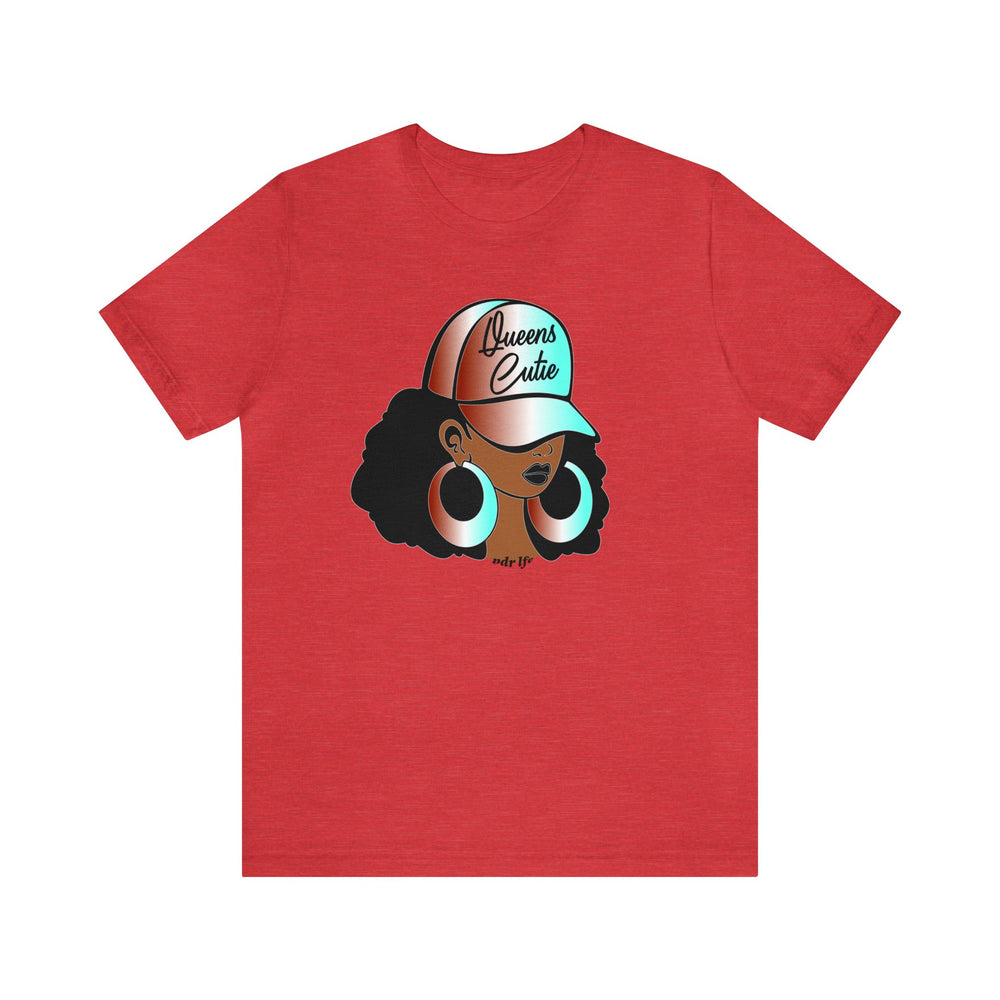 ROUND DA WAY QUEENS Short Sleeve Tee - PDR LFE Heather Red / XS PDR LFE