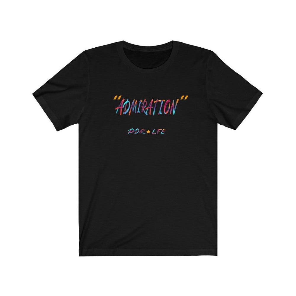 ADMIRATION LOVE THE HATE Hip Hop Short Sleeve Tee - PDR LFE Black / XS PDR LFE