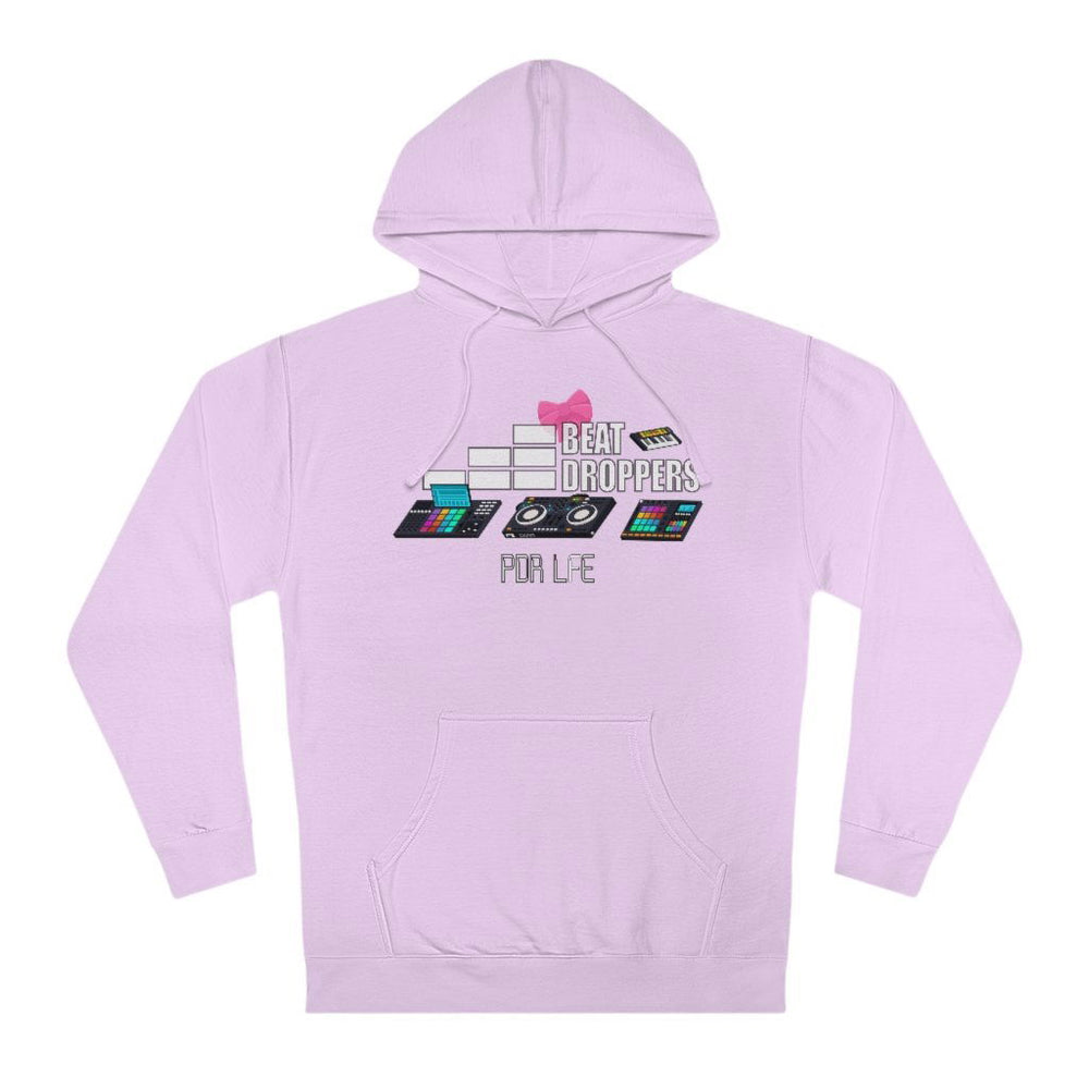 BEAT DROPPERS FEMALE Unisex Hooded Sweatshirt - PDR LFE XS / Lavender PDR LFE