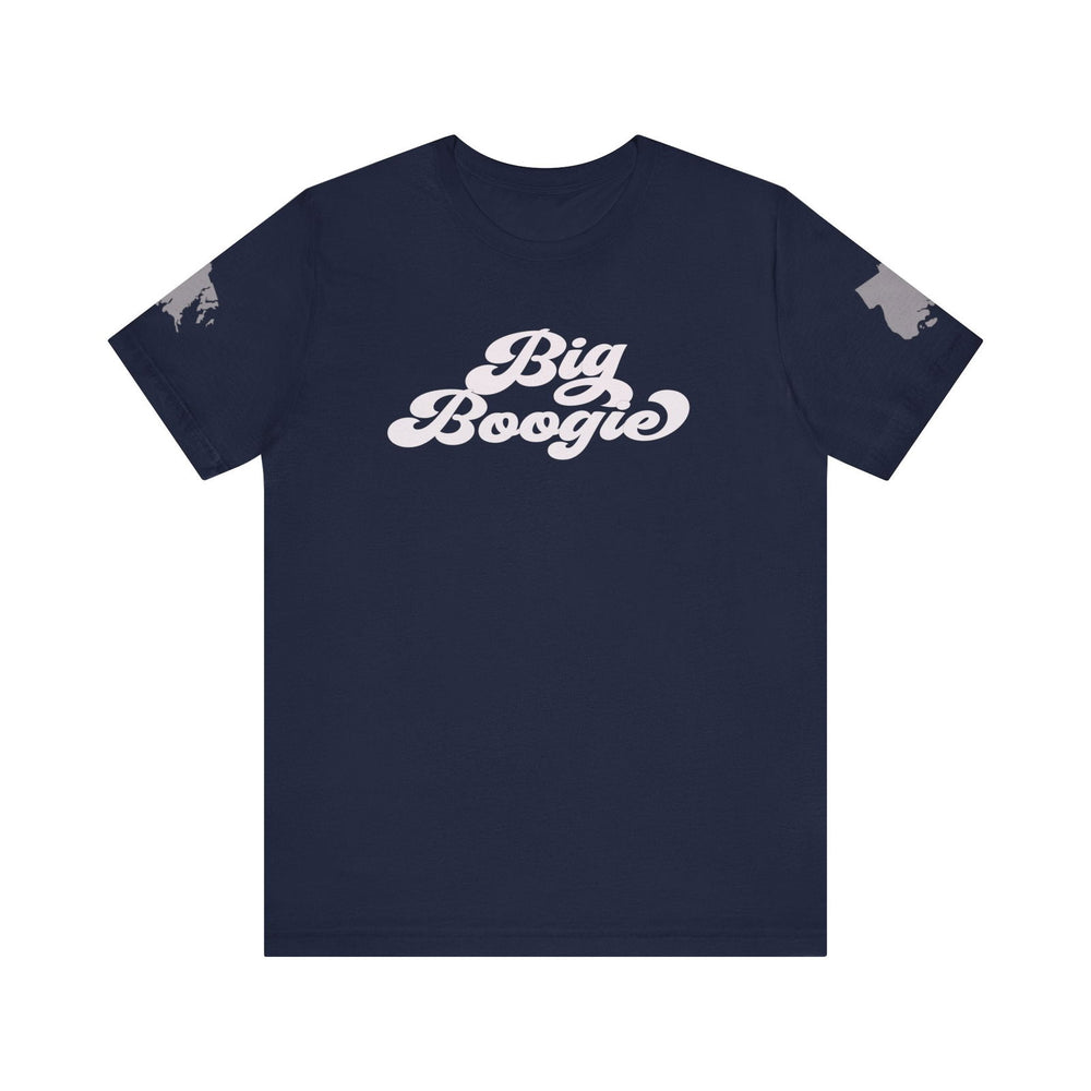 BIG BOOGIE WHT HIP HOP Short Sleeve Tee - PDR LFE Navy / XS PDR LFE
