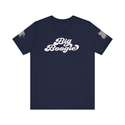 BIG BOOGIE WHT HIP HOP Short Sleeve Tee - PDR LFE Navy / XS PDR LFE
