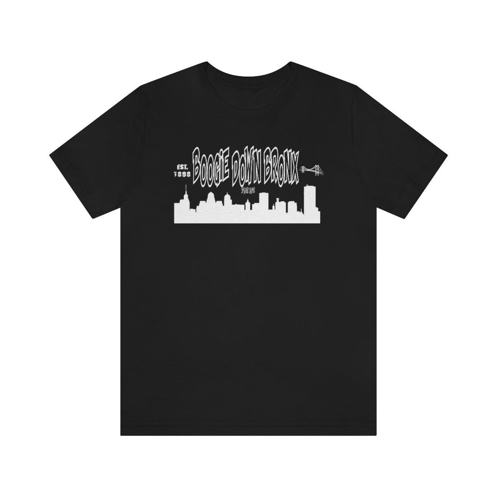 BOOGIE DOWN BRONX II UNISEX HIP HOP TSHIRT - PDR LFE Black / XS PDR LFE