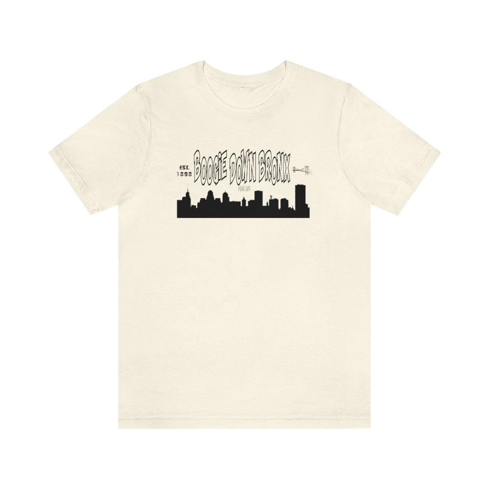 BOOGIE DOWN BRONX UNISEX HIP HOP TSHIRT - PDR LFE Natural / XS PDR LFE