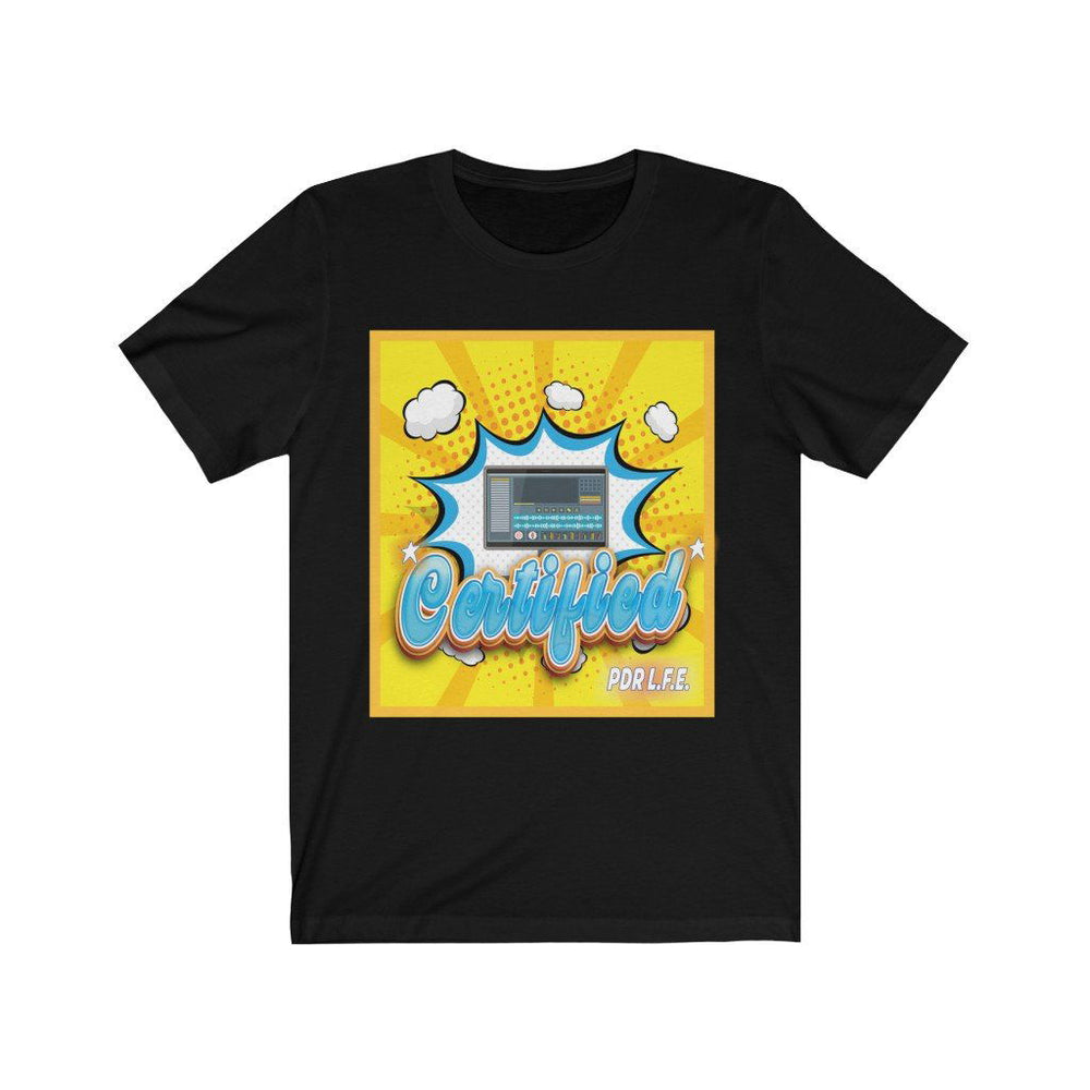 CERTIFIED PRODUCER Unisex Jersey Short Sleeve Tee - PDR LFE Black / S PDR LFE