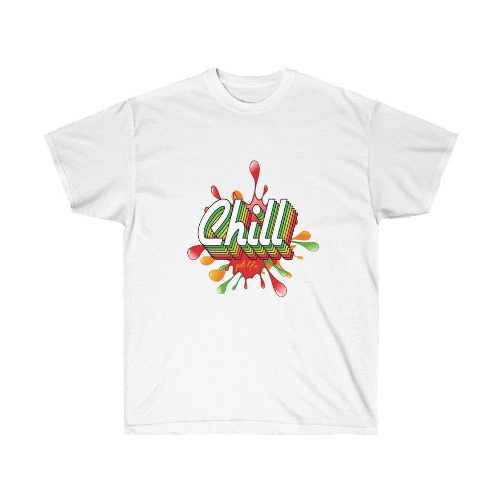 CHILL OUT OR ELSE Hip Hop Cotton Tee - PDR LFE White / S PDR LFE