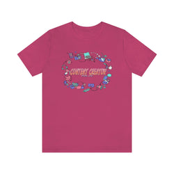 CONTENT CREATOR FEMALE HIP HOP Short Sleeve Tee - PDR LFE Berry / XS PDR LFE