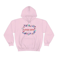 CONTENT CREATOR Heavy Blend™ Female Hooded Sweatshirt - PDR LFE Light Pink / S PDR LFE