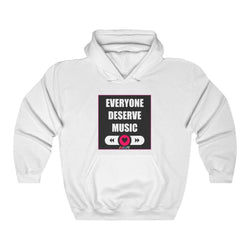 DESERVE MUSIC Unisex Heavy Blend™ Hooded Sweatshirt - PDR LFE White / S PDR LFE