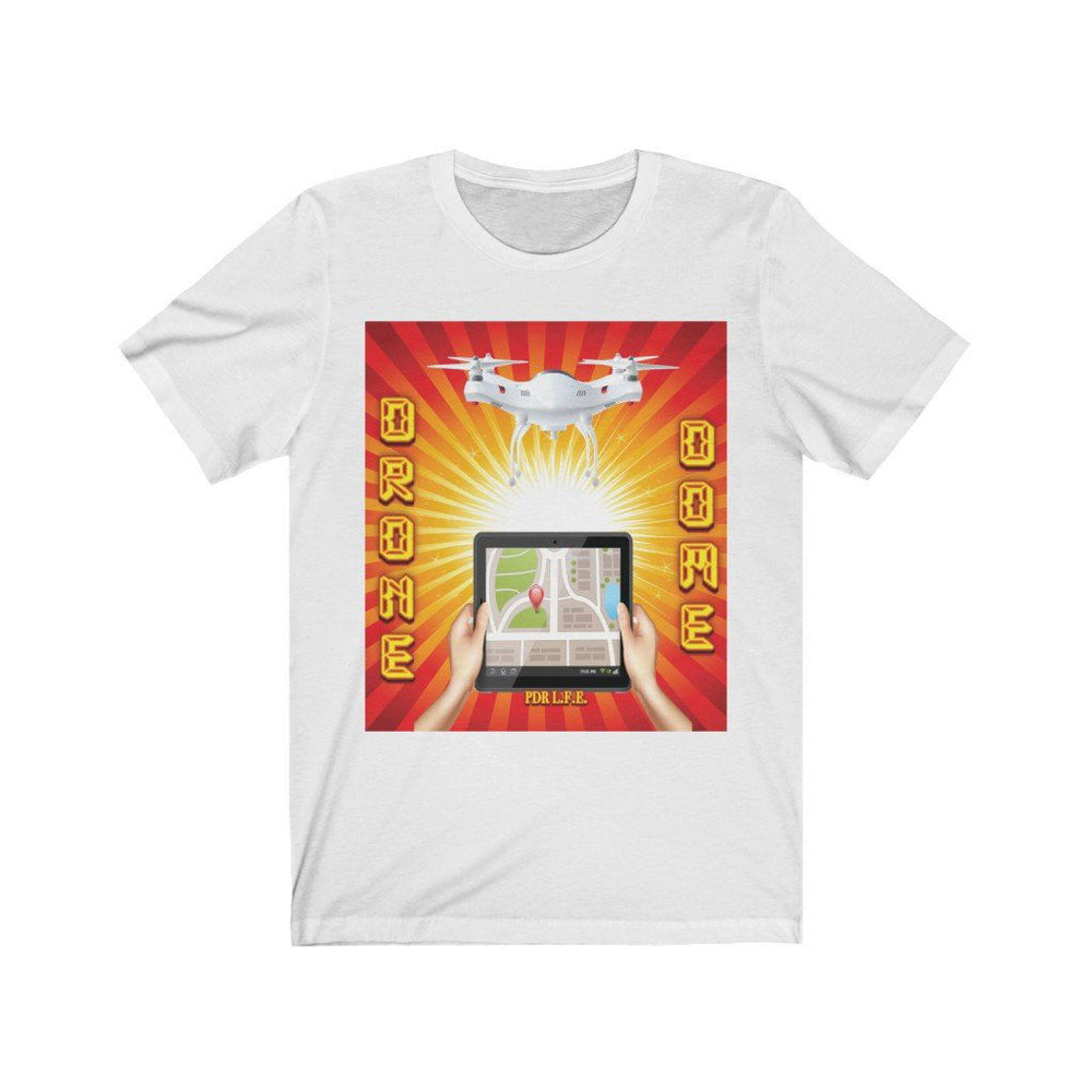 DRONE DOME Unisex Jersey Short Sleeve Tee - PDR LFE White / S PDR LFE