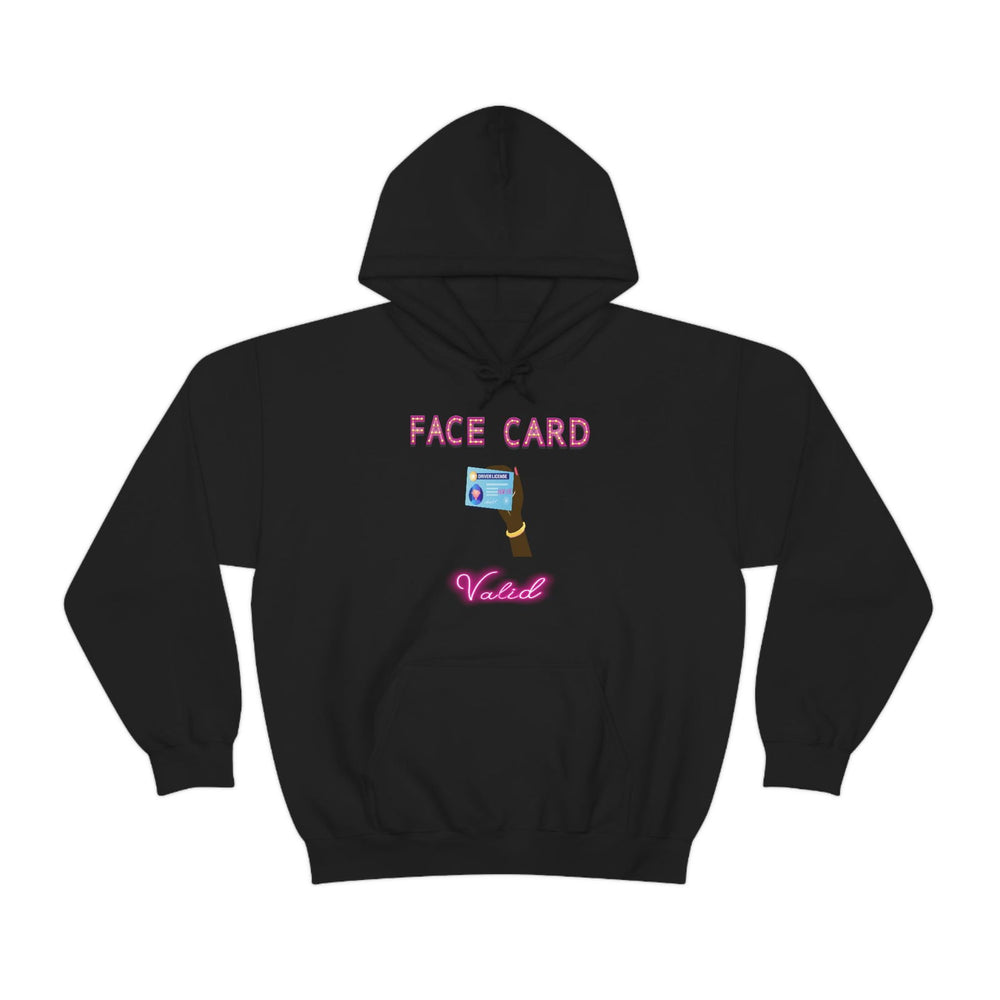 FACE CARD VALID Heavy Blend™ Hooded Sweatshirt - PDR LFE Black / S PDR LFE