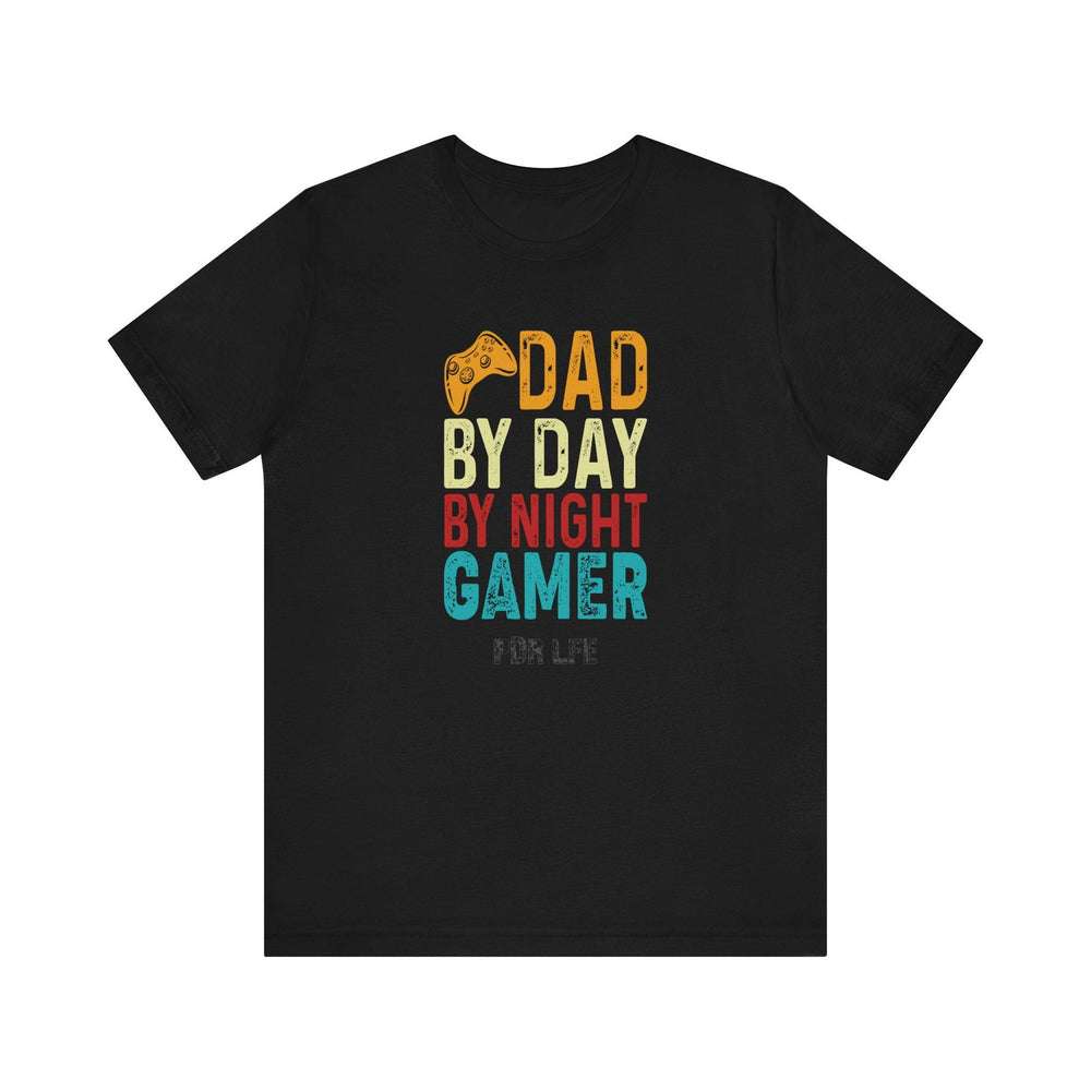 GAMER DAD HIP HOP Short Sleeve Tee - PDR LFE Black / XS PDR LFE