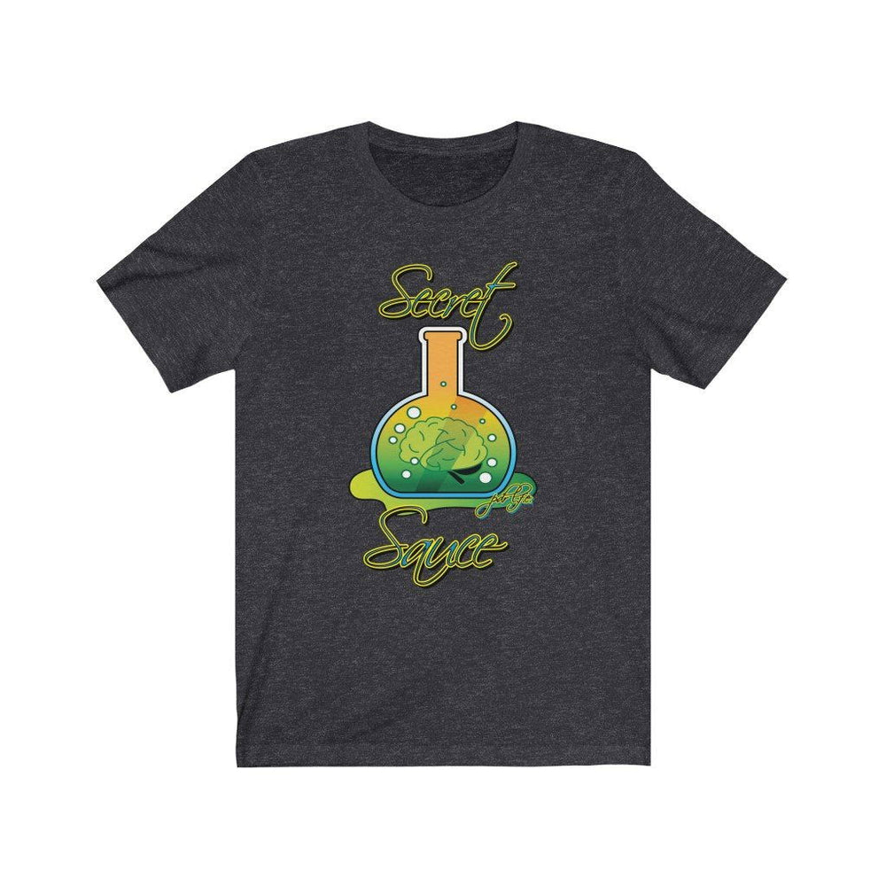 HIP HOP SECRET SAUCE Unisex Jersey Short Sleeve Tee - PDR LFE Dark Grey Heather / S PDR LFE