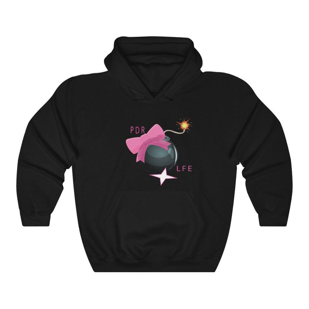 IM DA BOMB Unisex Heavy Blend™ Hooded Sweatshirt - PDR LFE Black / S PDR LFE