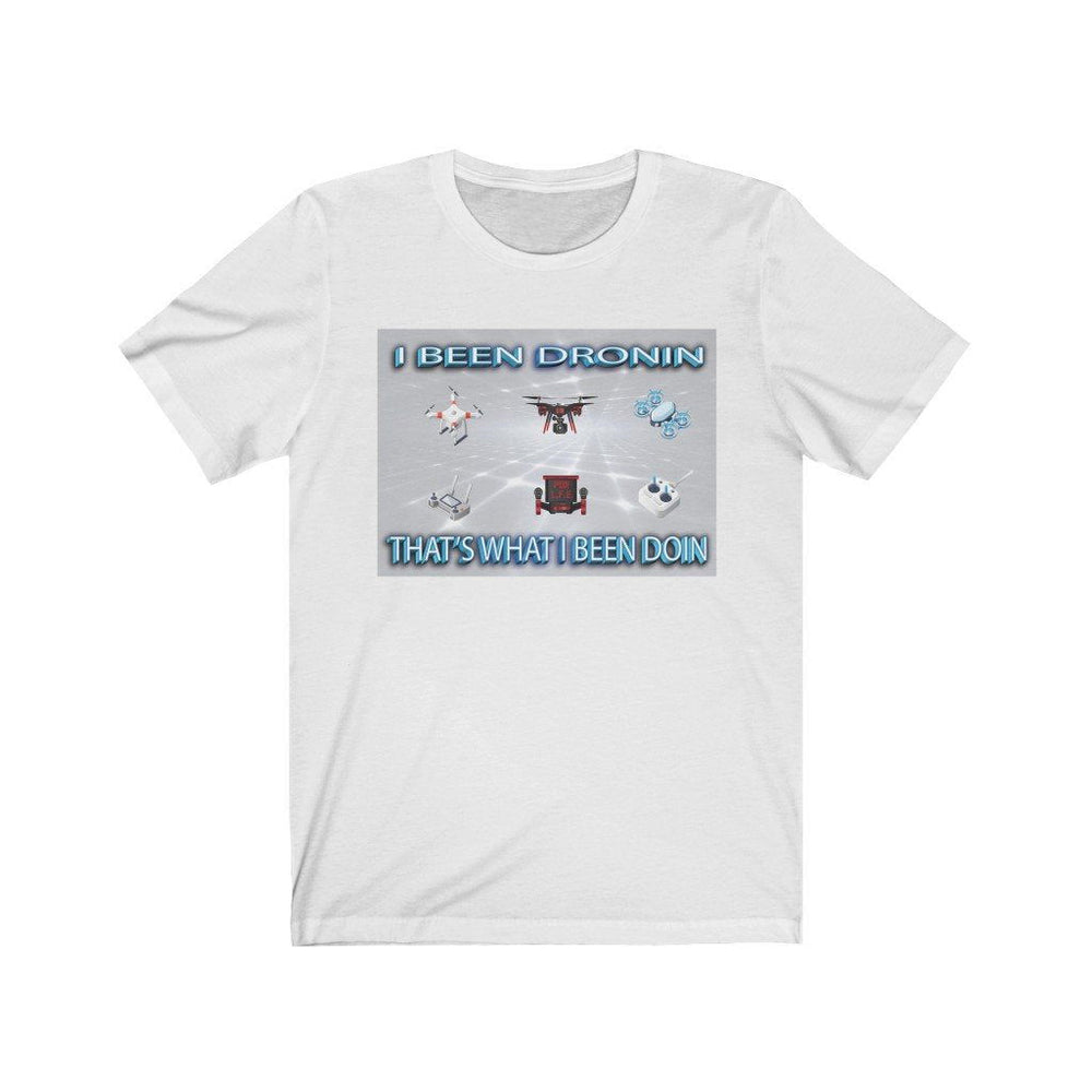 I BEEN DRONIN Unisex Jersey Short Sleeve Tee - PDR LFE White / S PDR LFE