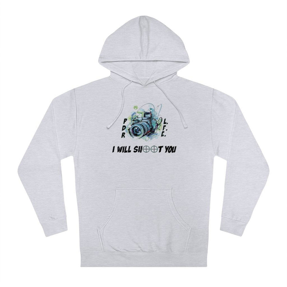HANDS UP CAMERA MAN Hip Hop Unisex Hooded Sweatshirt - PDR LFE XS / Grey Heather PDR LFE