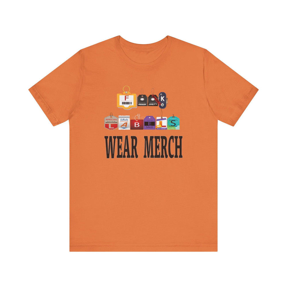 LABELS HIP HOP Short Sleeve Tee - PDR LFE Burnt Orange / XS PDR LFE