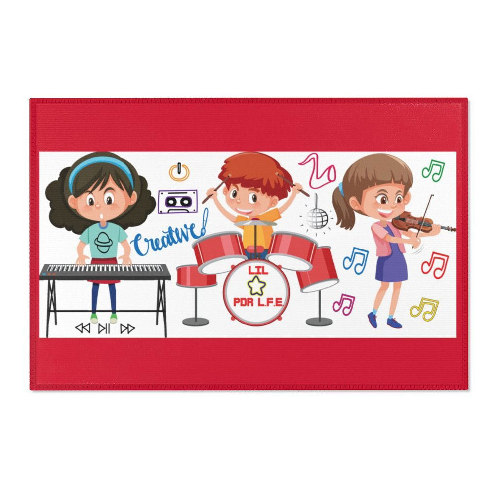 LIL PRODUCINEER BAND STAND Area Rugs - PDR LFE 36" × 24" PDR LFE