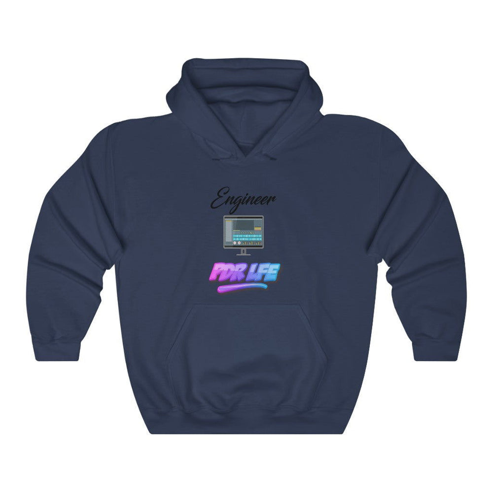 LITTY PDR LFE ENGINEER GLO Unisex Heavy Blend™ Hooded Sweatshirt - PDR LFE Navy / S PDR LFE