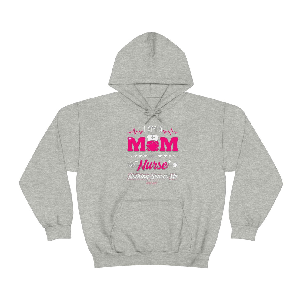 MOM NURSE HOOD Heavy Blend™ Hooded Sweatshirt - PDR LFE Sport Grey / S PDR LFE