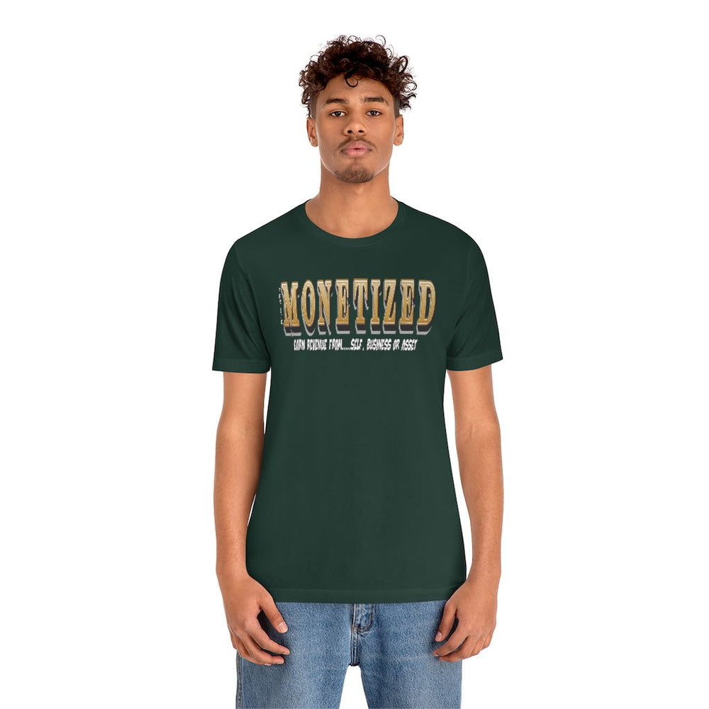 MONETIZED MENS Hip Hop Tshirt - PDR LFE Forest / XS PDR LFE