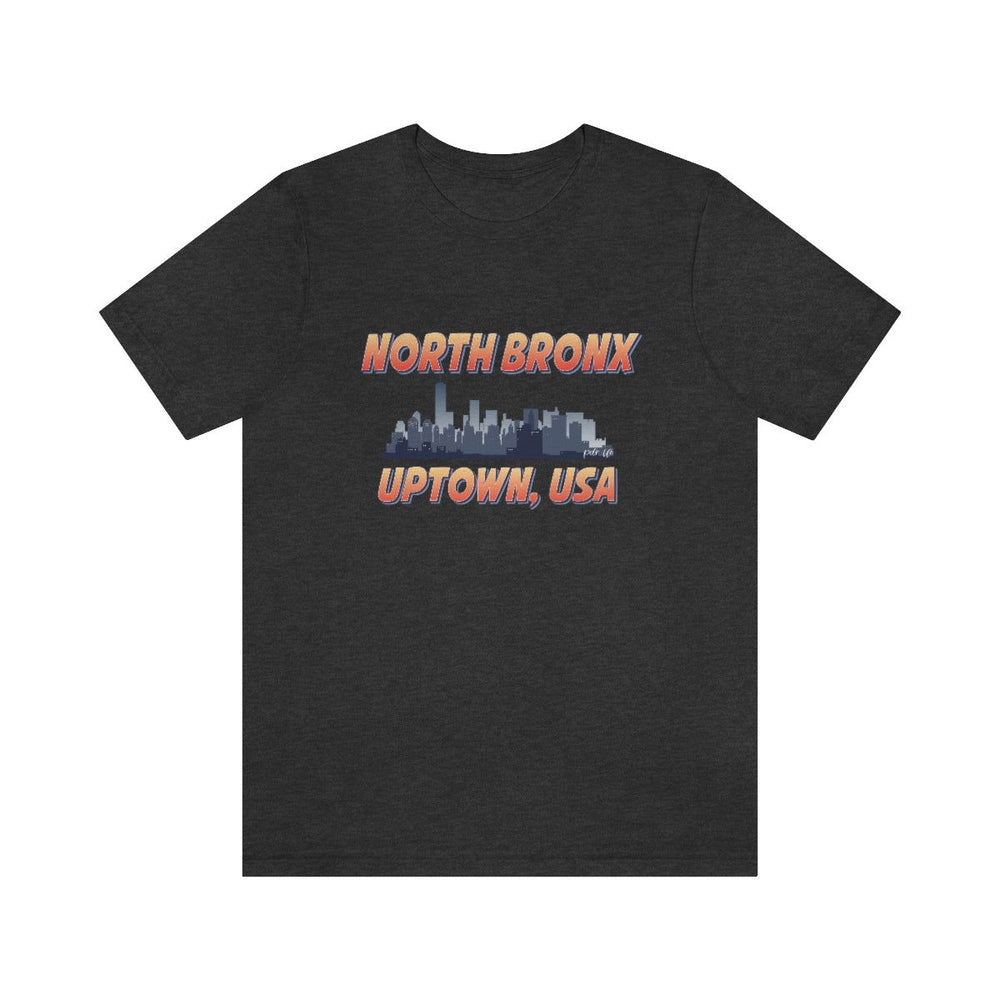 NORTH BRONX HIP HOP UNISEX TSHIRT - PDR LFE Dark Grey Heather / XS PDR LFE
