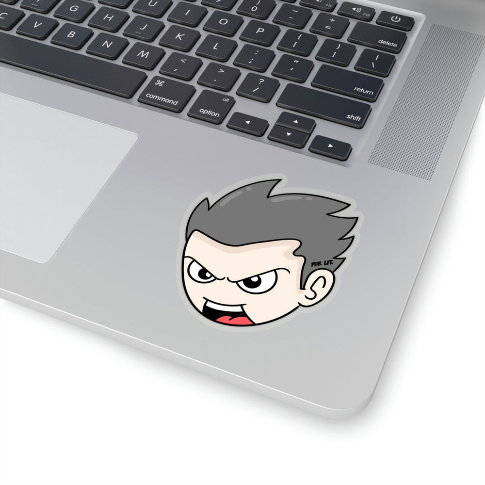 OPP STICKER FACE Kiss-Cut Stickers - PDR LFE 3" × 3" / Transparent PDR LFE