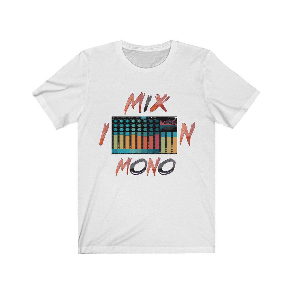 PDR LFE MIX IN MONO Hip Hop Unisex Jersey Short Sleeve Tee - PDR LFE White / S PDR LFE