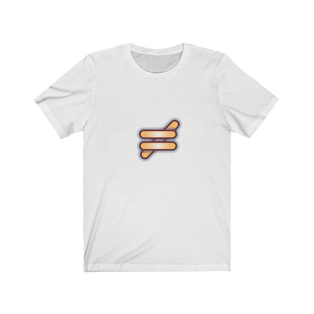 WE ARE NOT EQUAL Unisex Jersey Short Sleeve Tee - PDR LFE White / S PDR LFE