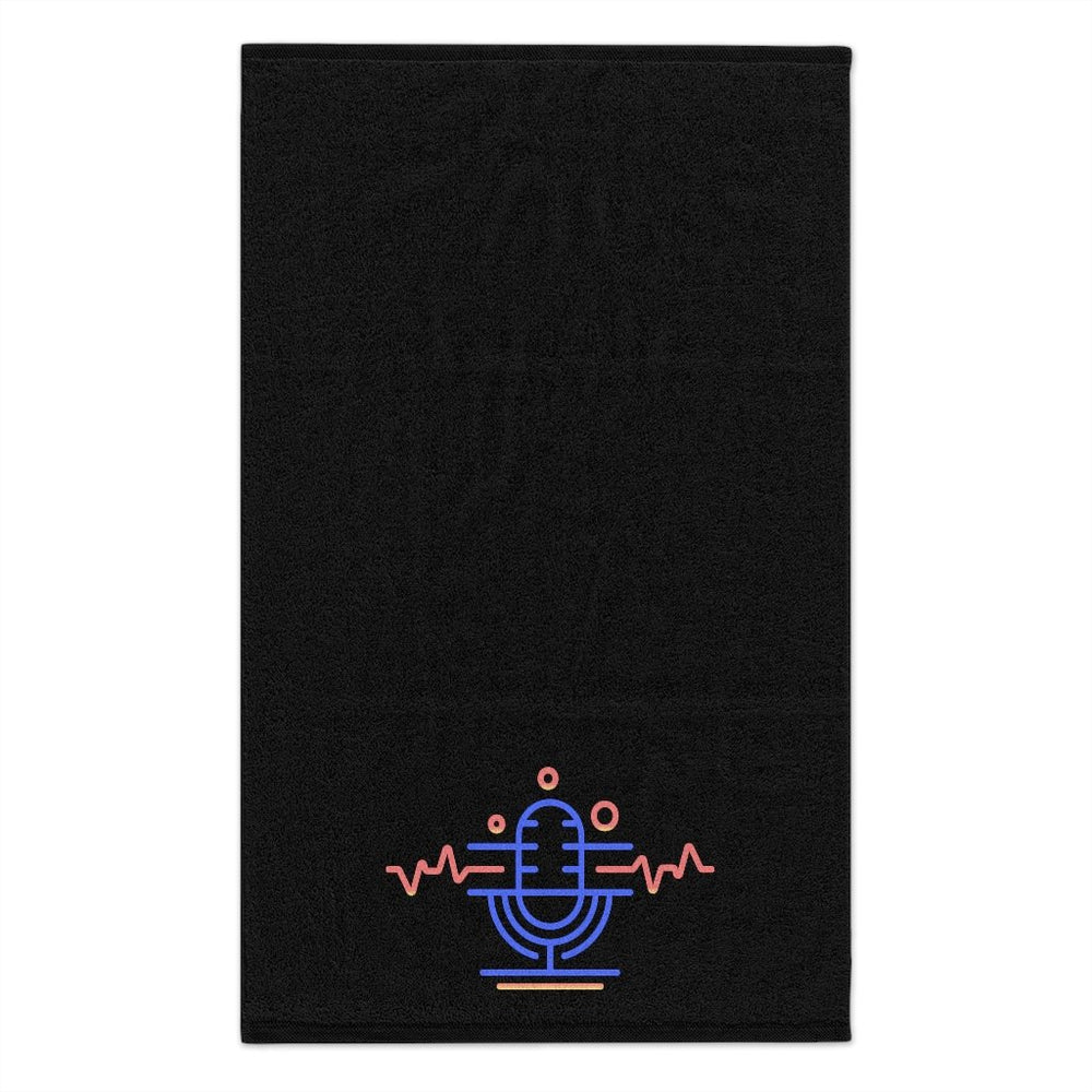 PRODUCINEER LOGO Hip Hop Rally Towel, 11x18 - PDR LFE White / 11" × 18" PDR LFE