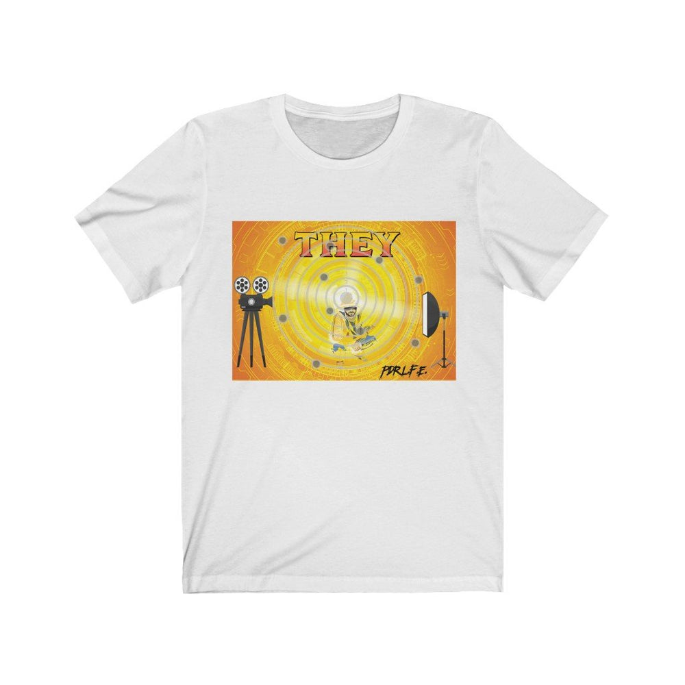 THEY SHOOTIN CAMERA MAN Unisex Jersey Short Sleeve Tee - PDR LFE White / S PDR LFE