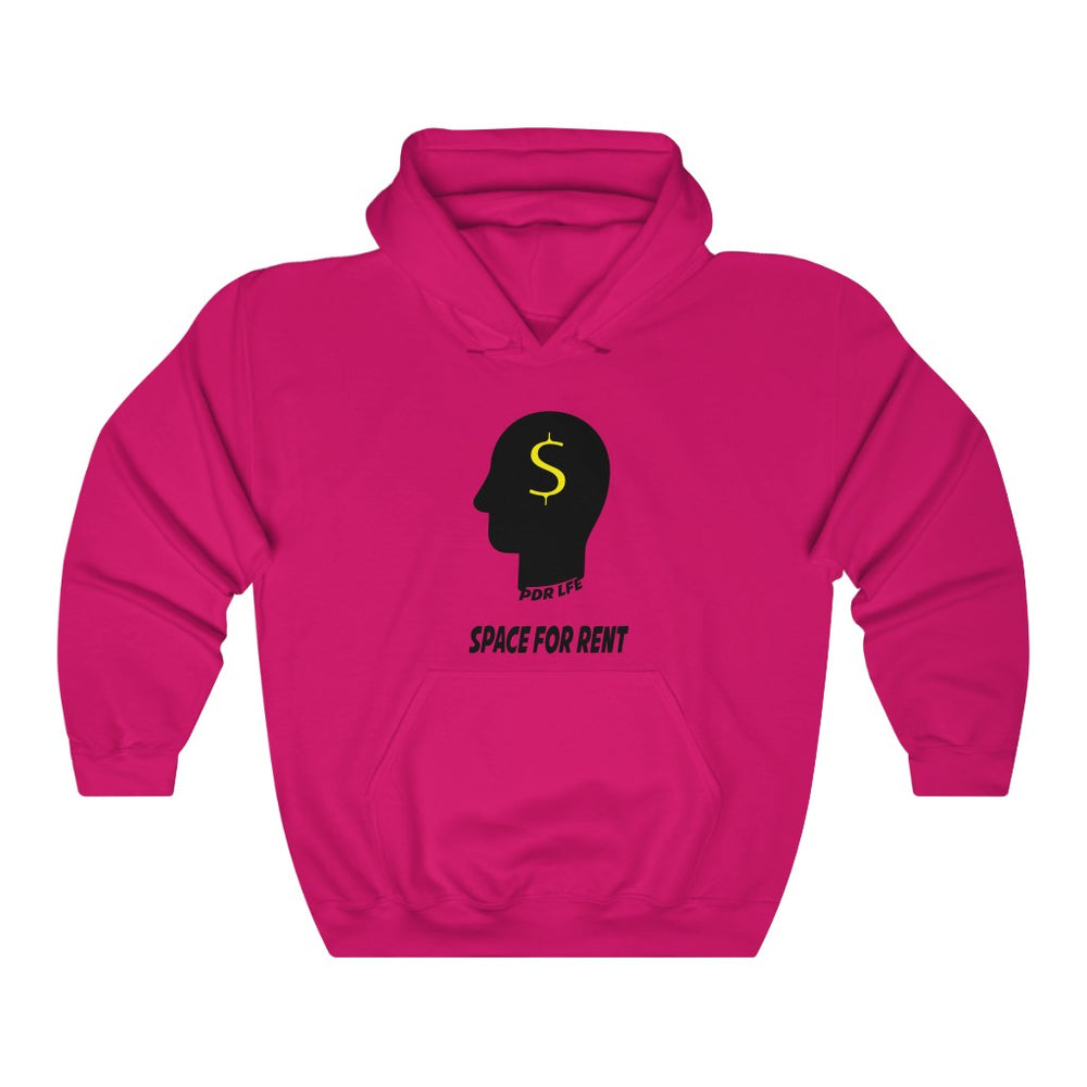 SPACE FOR RENT PDR LFE FEMALE Unisex Heavy Blend™ Hooded Sweatshirt - PDR LFE Heliconia / S PDR LFE