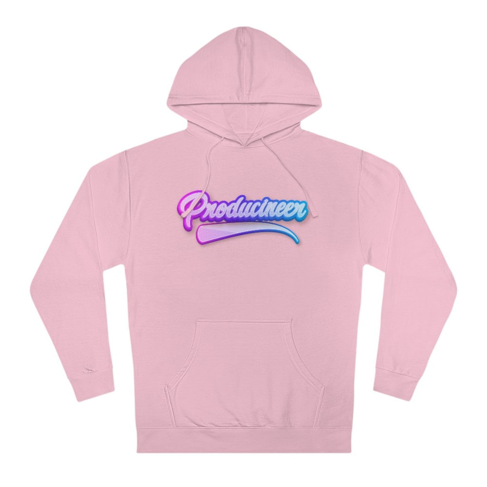 PRODUCINEER GLOW FEMALE Hip Hop Unisex Hooded Sweatshirt - PDR LFE XS / Light Pink PDR LFE