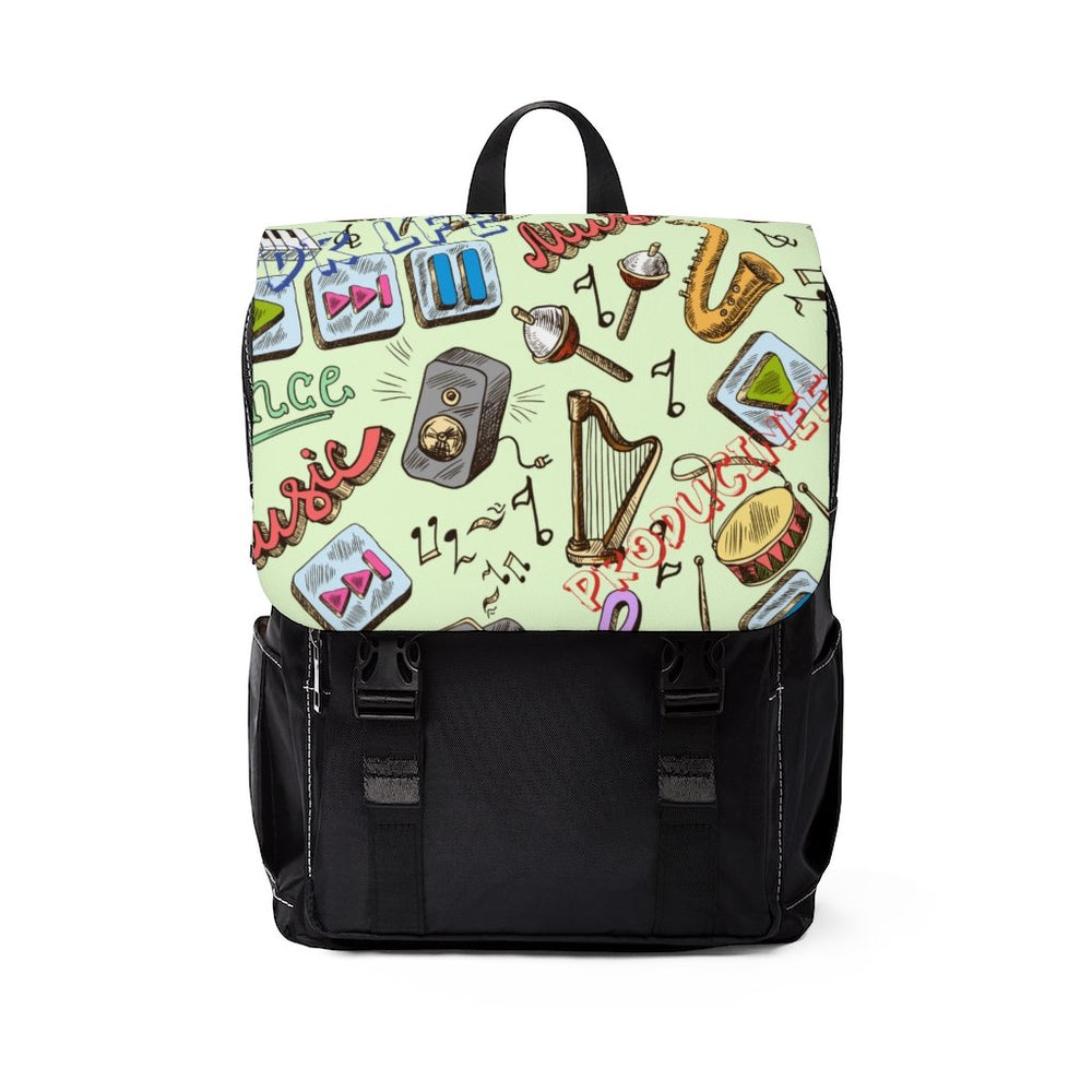 PDR LFE MUSIC IS LIFE HIP HOP Unisex Casual Shoulder Backpack - PDR LFE One size PDR LFE