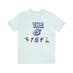 THE 5 Hip Hop Short Sleeve Tee - PDR LFE Heather Ice Blue / S PDR LFE