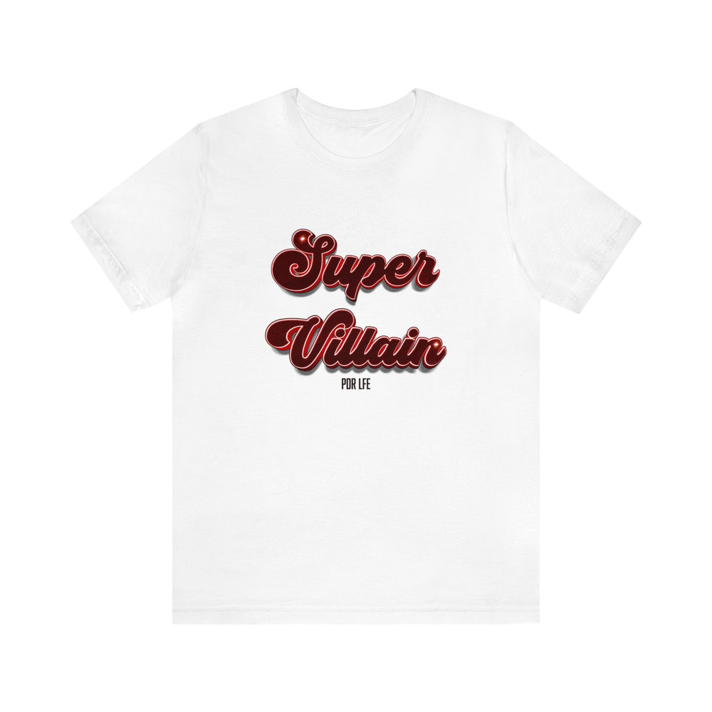 SUPER VILLAIN RED HIP HOP Short Sleeve Tee - PDR L.F.E. 