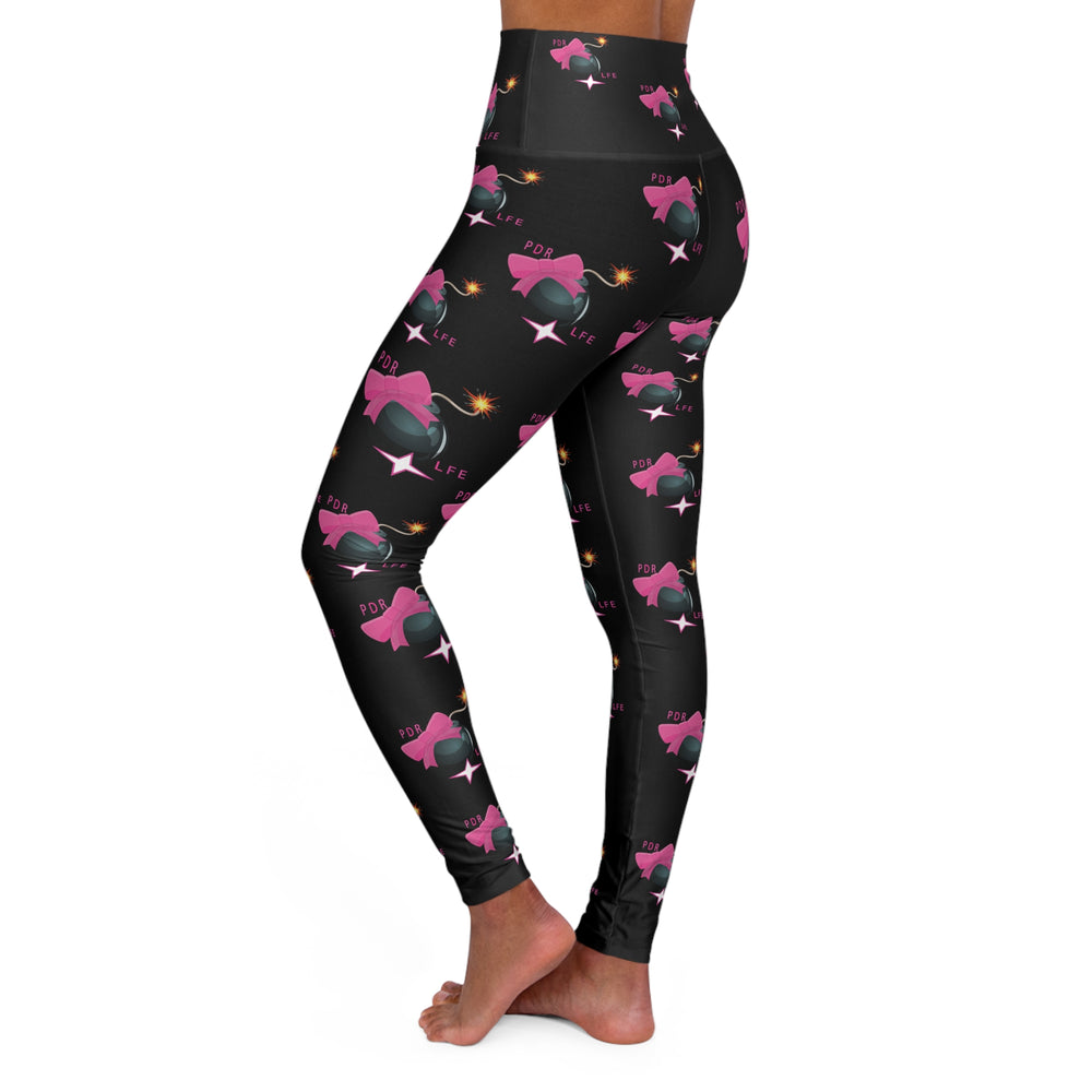 She Da Bomb High Waisted Yoga Leggings - PDR L.F.E. 