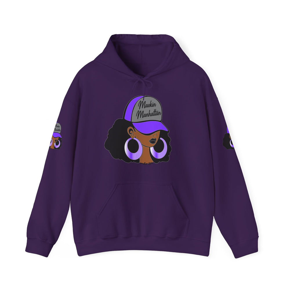 ROUND DA WAY MACKIN HIP HOP Heavy Blend™ Hooded Sweatshirt - PDR L.F.E. 