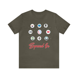 SYNCED IN Hip Hop Short Sleeve Tee - PDR LFE Army / S PDR LFE