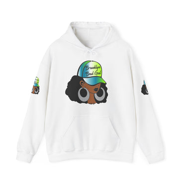 ROUND DA WAY BK Heavy Blend™ Hooded Sweatshirt - PDR LFE White / S PDR LFE