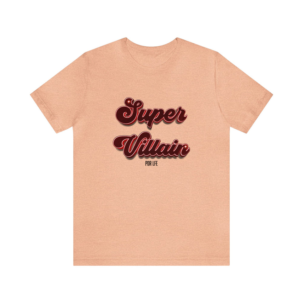 SUPER VILLAIN RED HIP HOP Short Sleeve Tee - PDR L.F.E. 