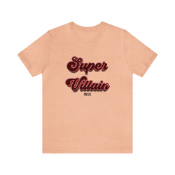 SUPER VILLAIN RED HIP HOP Short Sleeve Tee - PDR LFE Heather Peach / S pdr lfe