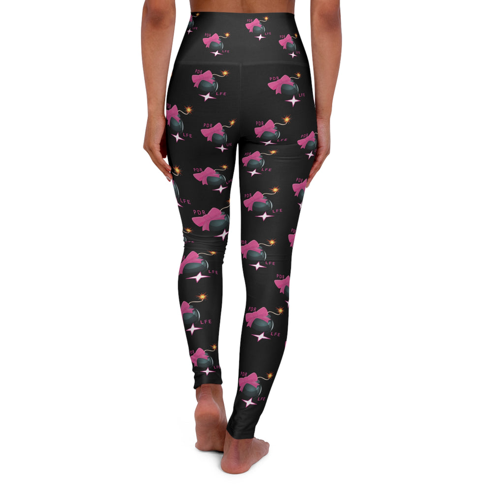 She Da Bomb High Waisted Yoga Leggings - PDR L.F.E. 