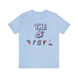 THE 5 Hip Hop Short Sleeve Tee - PDR LFE Baby Blue / S PDR LFE