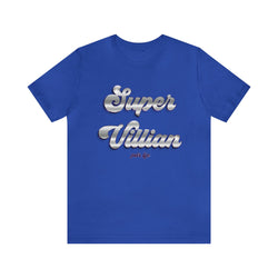 SUPER VILLAIN CHROME HIP HOP Short Sleeve Tee - PDR LFE True Royal / S PDR LFE