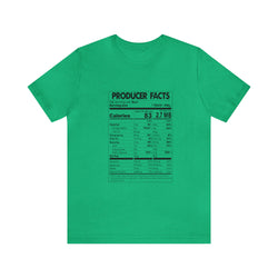 PRODUCER FACTS Hip Hop Short Sleeve Tee - PDR LFE Heather Kelly / S PDR LFE