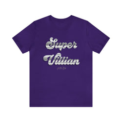 SUPER VILLAIN CHROME HIP HOP Short Sleeve Tee - PDR LFE Team Purple / S PDR LFE